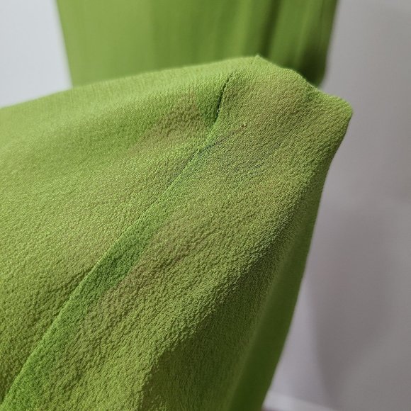 Tibi green Silk beaded dress Ruffle hem size S - Picture 6 of 16